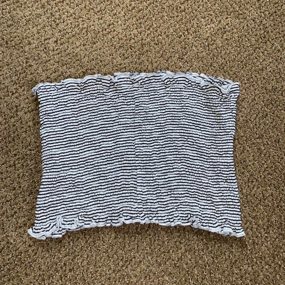 Striped tube top